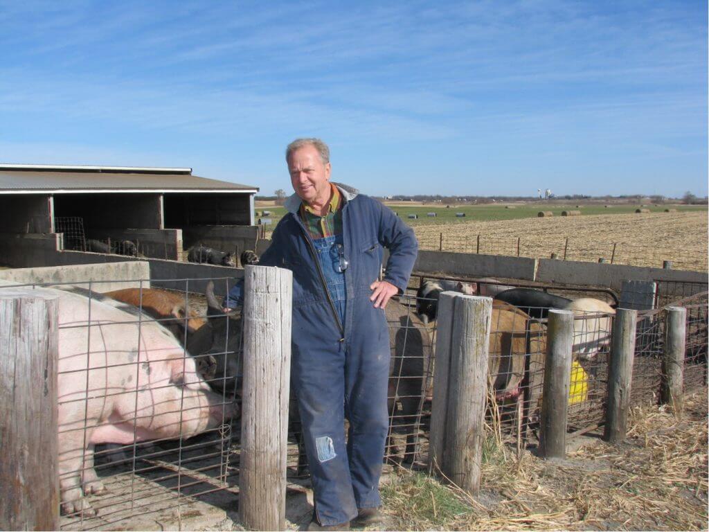 Paul Willis on the family farm.