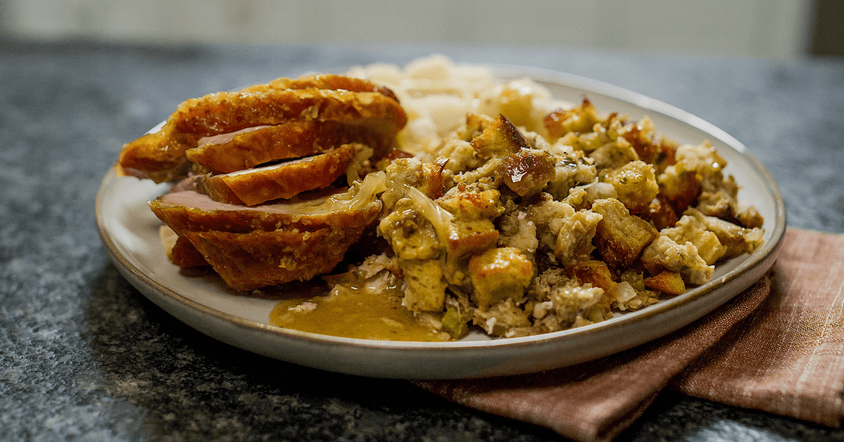 Farmhouse Breakfast Sausage Stuffing